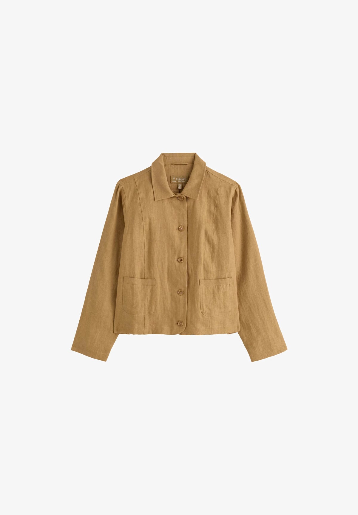 Seasalt Cornwall Arame Jacket in Dark Sienna Front View