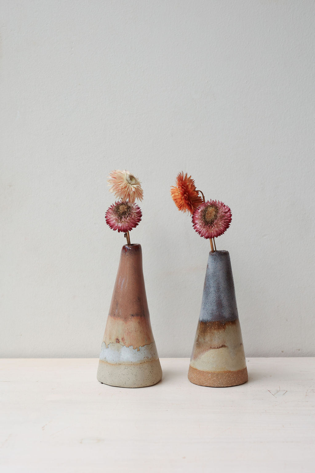 Woodfolk Natural Accessories Mountain Vase in Plum