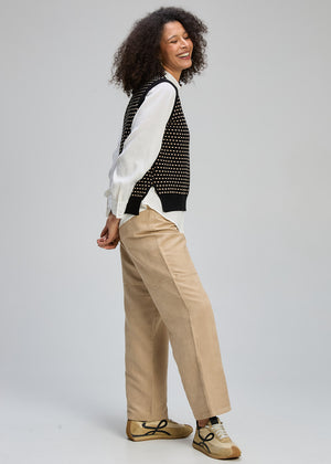 Zaket and Plover Textured Tank in Black