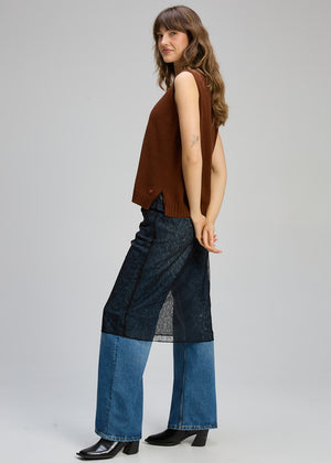 Zaket and Plover Vest Essential in Chestnut