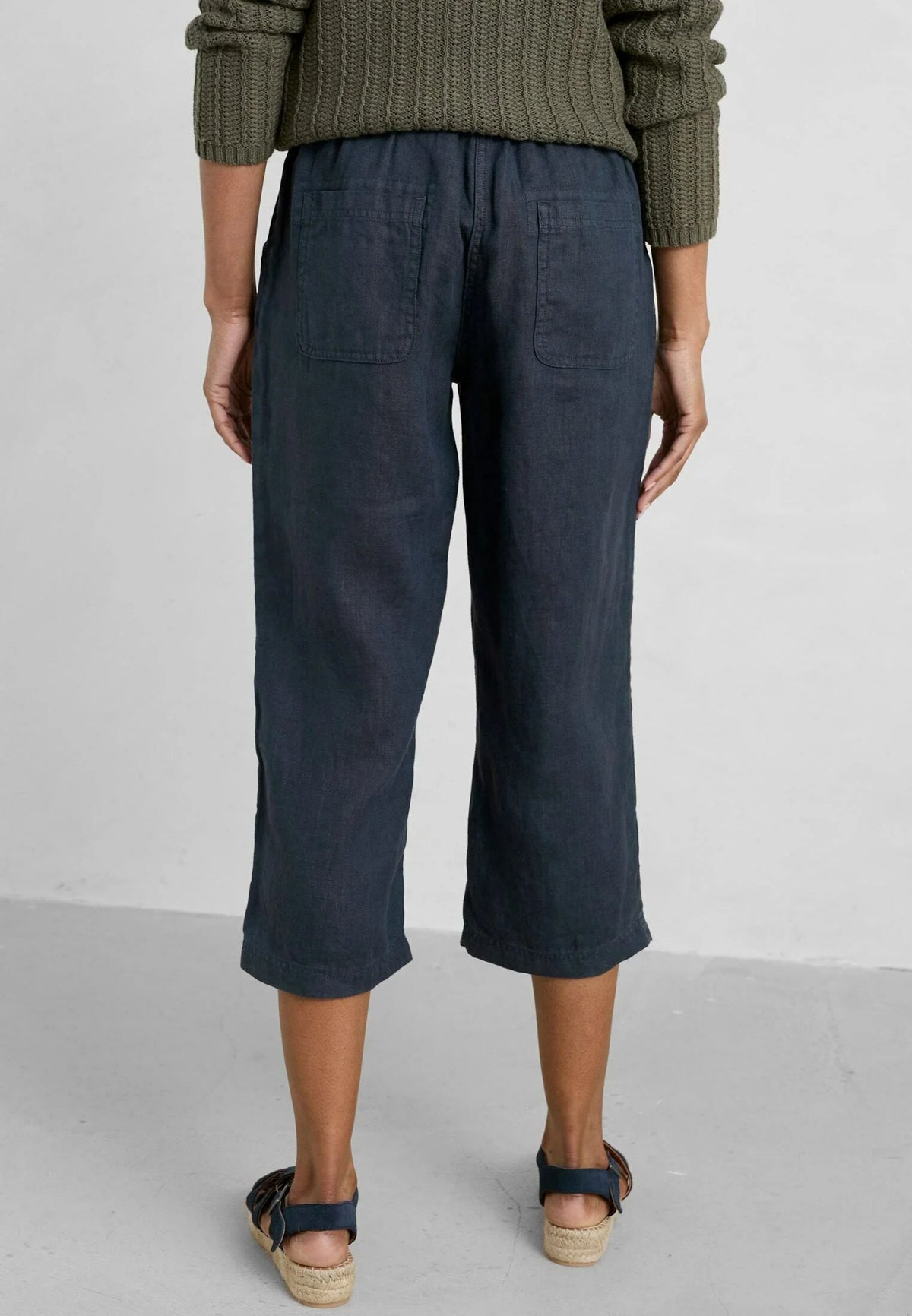Seasalt Brawn Point Crop Pants in Maritime