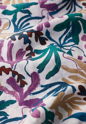 Seasalt Cornwall Colour Study Top in Inky Fronds Chalk Mix
