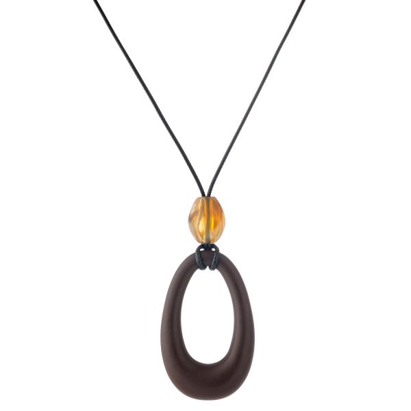 Enhance Accessories Ash Necklace in Black