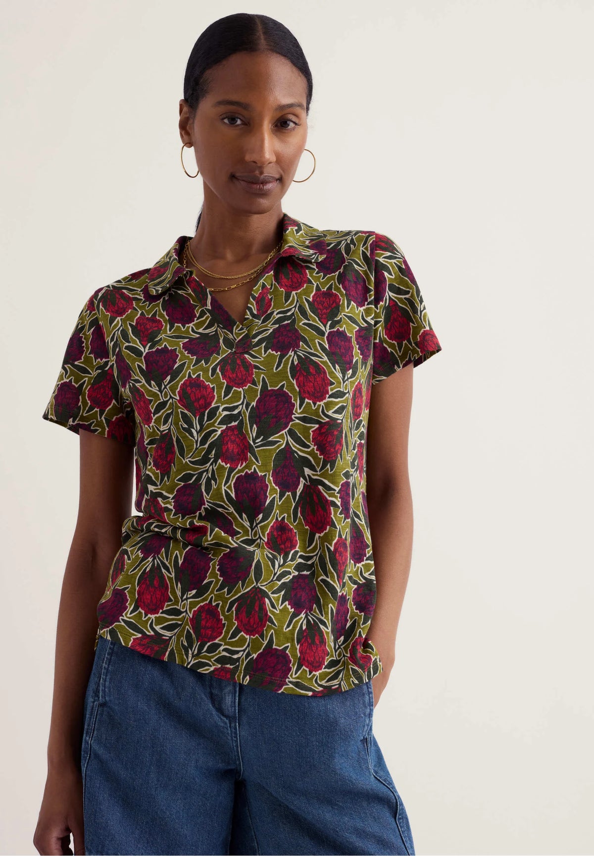 Seasalt Cornwall Wavecrest Shirt in Proteas Creek