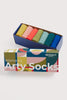 Seasalt Cornwall Gift Box of 7 Women's Arty Socks in Palette Mix