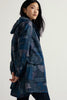 Seasalt Cornwall Packable Raincoat in Inked Patchwork Maritime