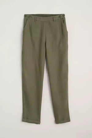 Seasalt Trengwainton Trouser in Light Olive