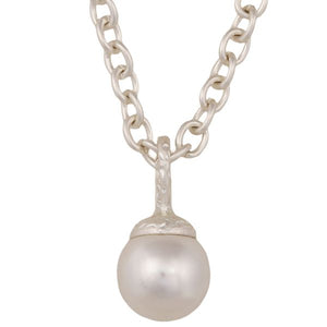 Enhance Accessories Bauble Necklace in Silver