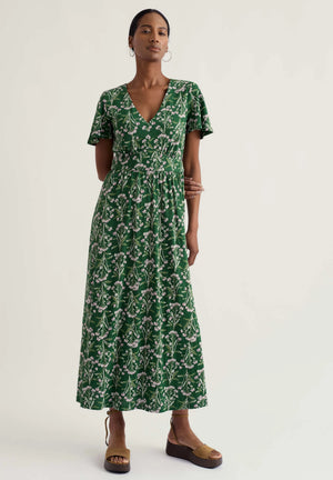 Seasalt Cornwall Chateaux Dress in Yarrow Study Treetop