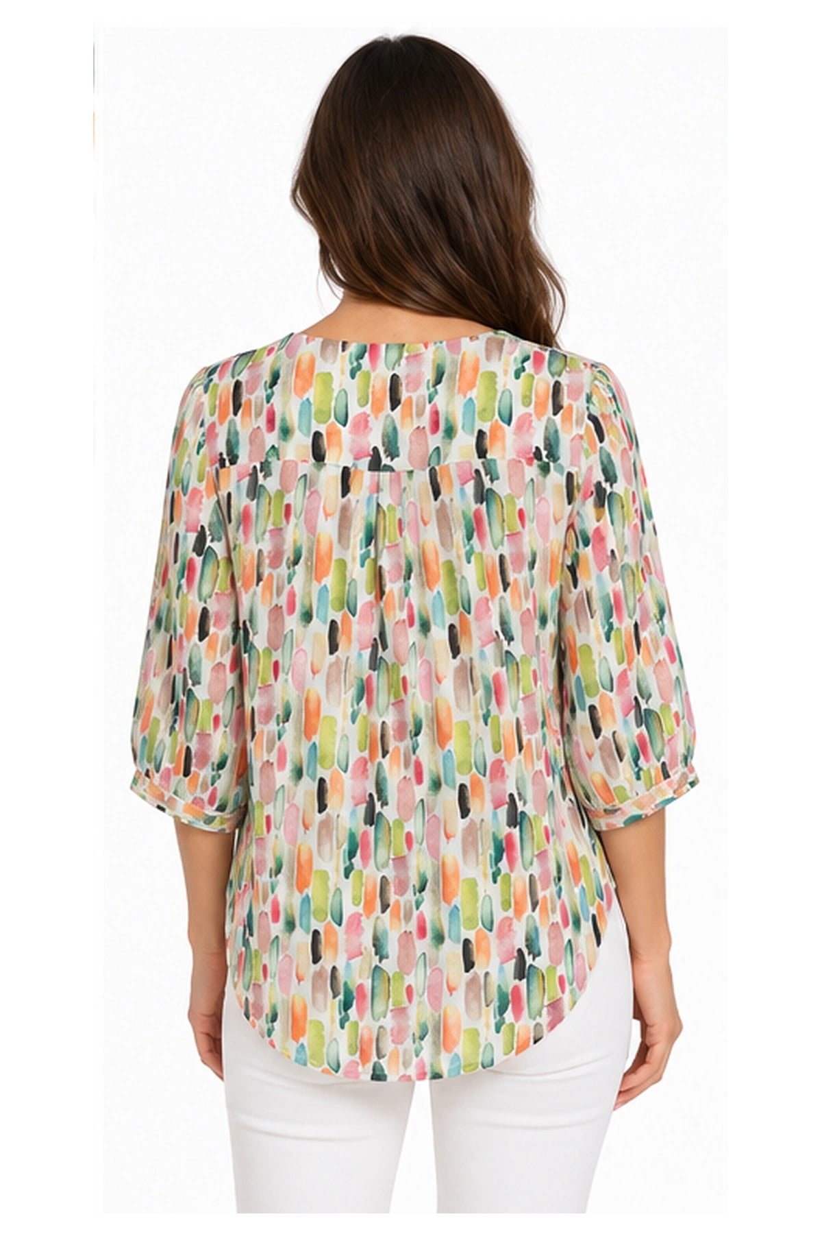 JJ Sisters Willow Swiss Cotton Top in Paint Swatches