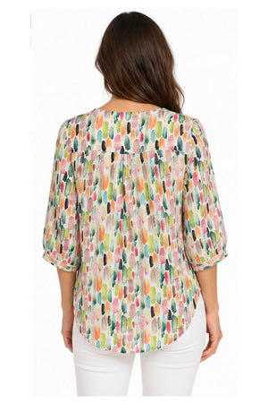 JJ Sisters Willow Swiss Cotton Top in Paint Swatches
