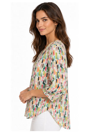 JJ Sisters Willow Swiss Cotton Top in Paint Swatches