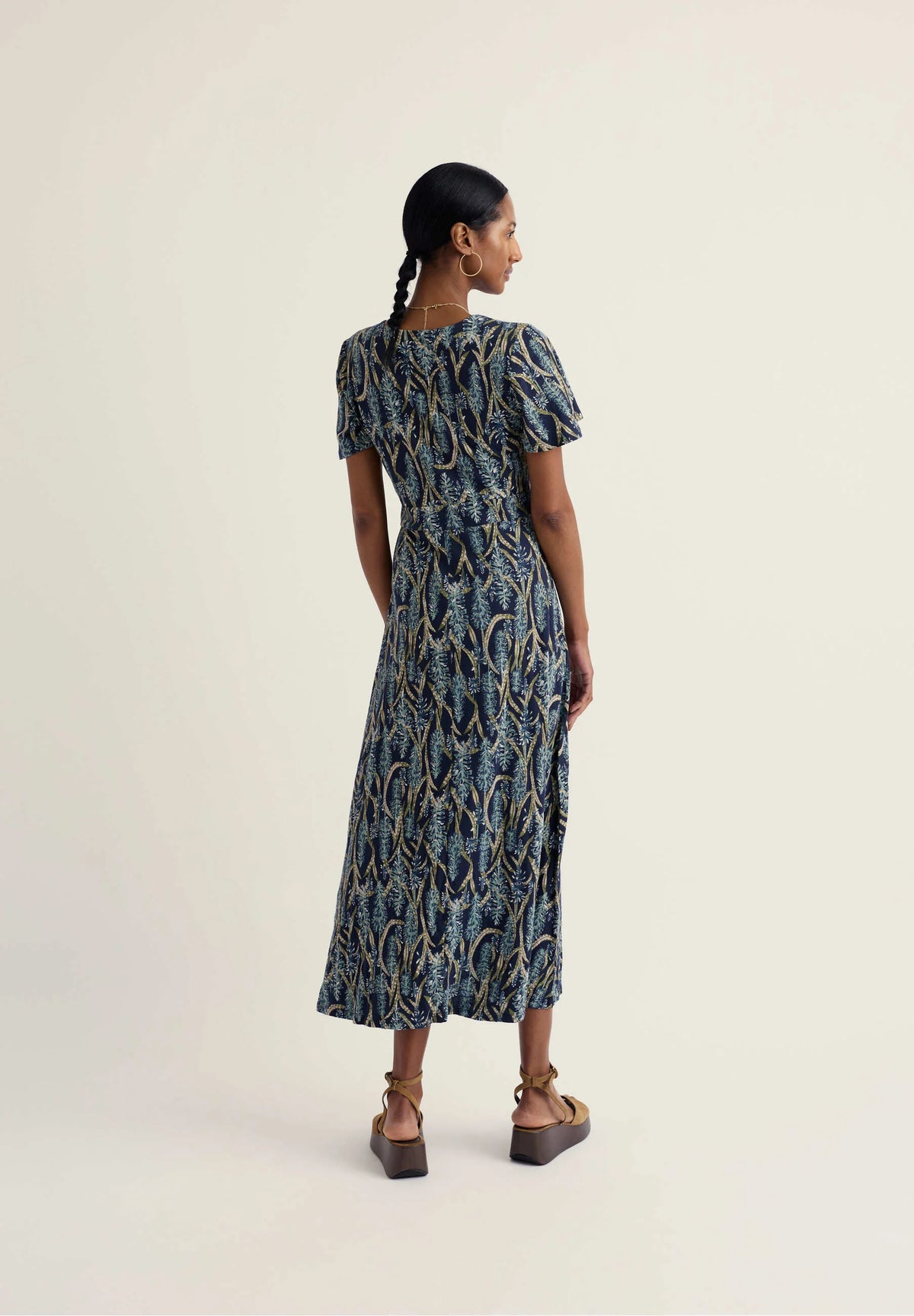 Seasalt Cornwall Chateaux Dress in Red Hot Poker Maritime