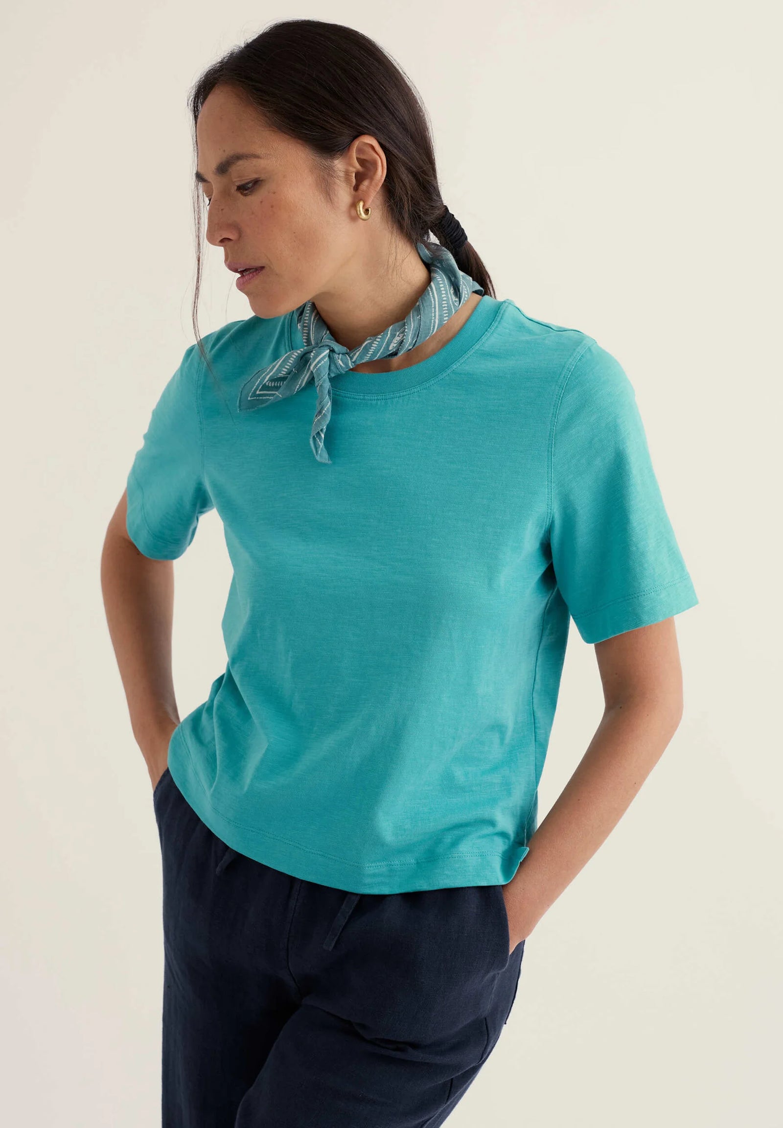 Seasalt Cornwall Copseland T-Shirt in Riversaide