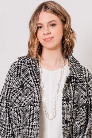 Enhance Accessories Eden Necklace in Silver