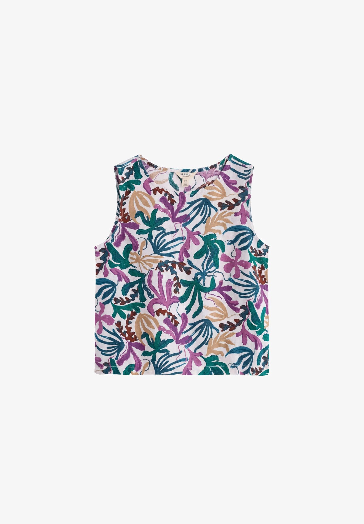 Seasalt Cornwall Colour Study Top in Inky Fronds Chalk Mix