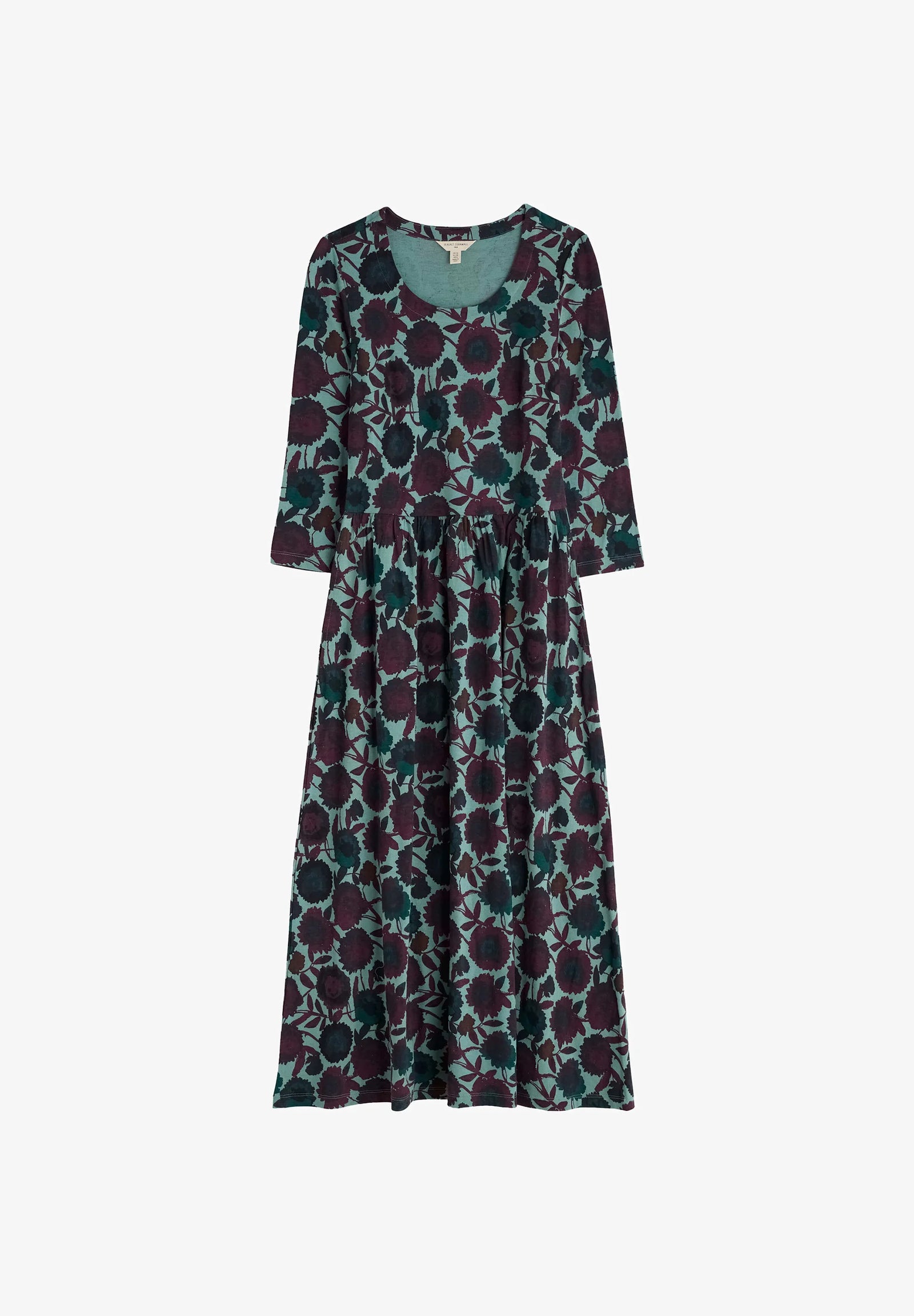 Seasalt Cornwall Emily Dress in Figurative Floral Sardine