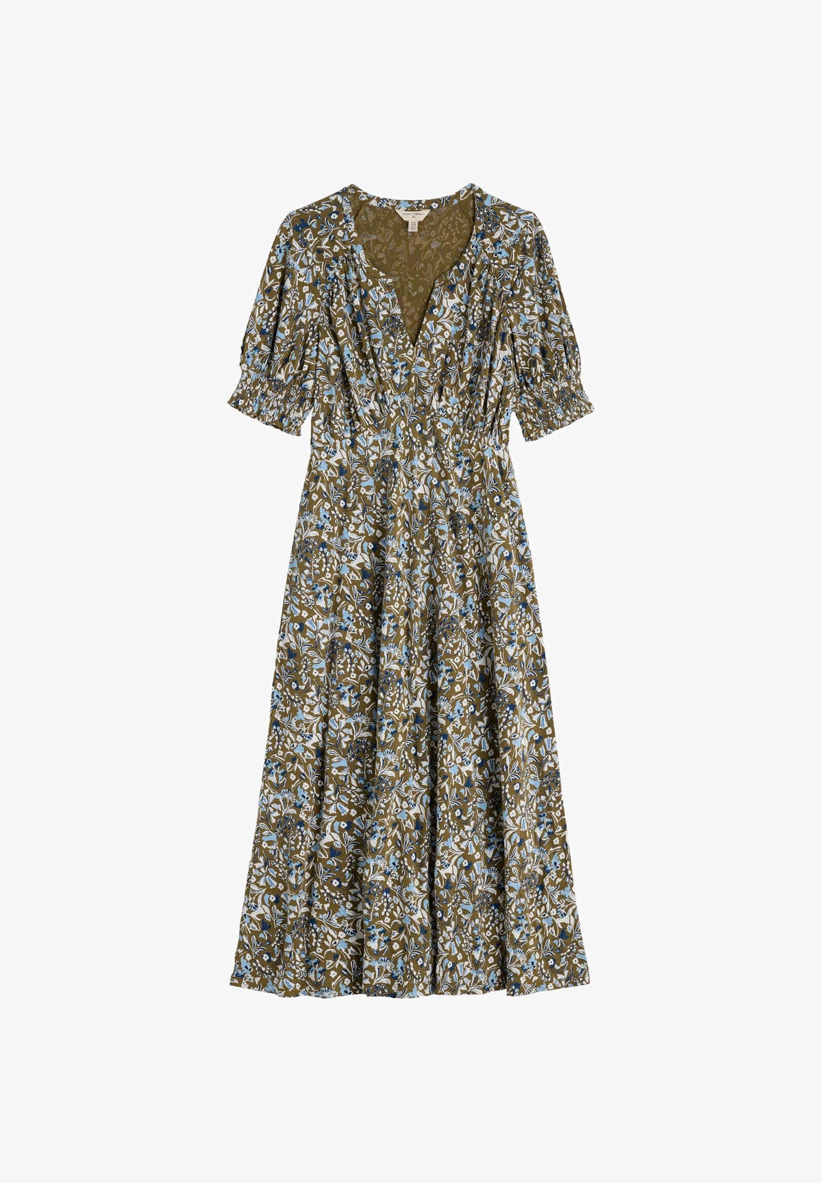 Seasalt Cornwall Fenil Dress in Woodland Floral Seagrass