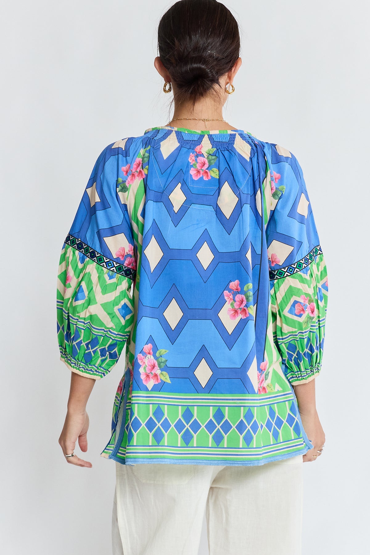 LULALIFE Bella Vista Top in Blueberry