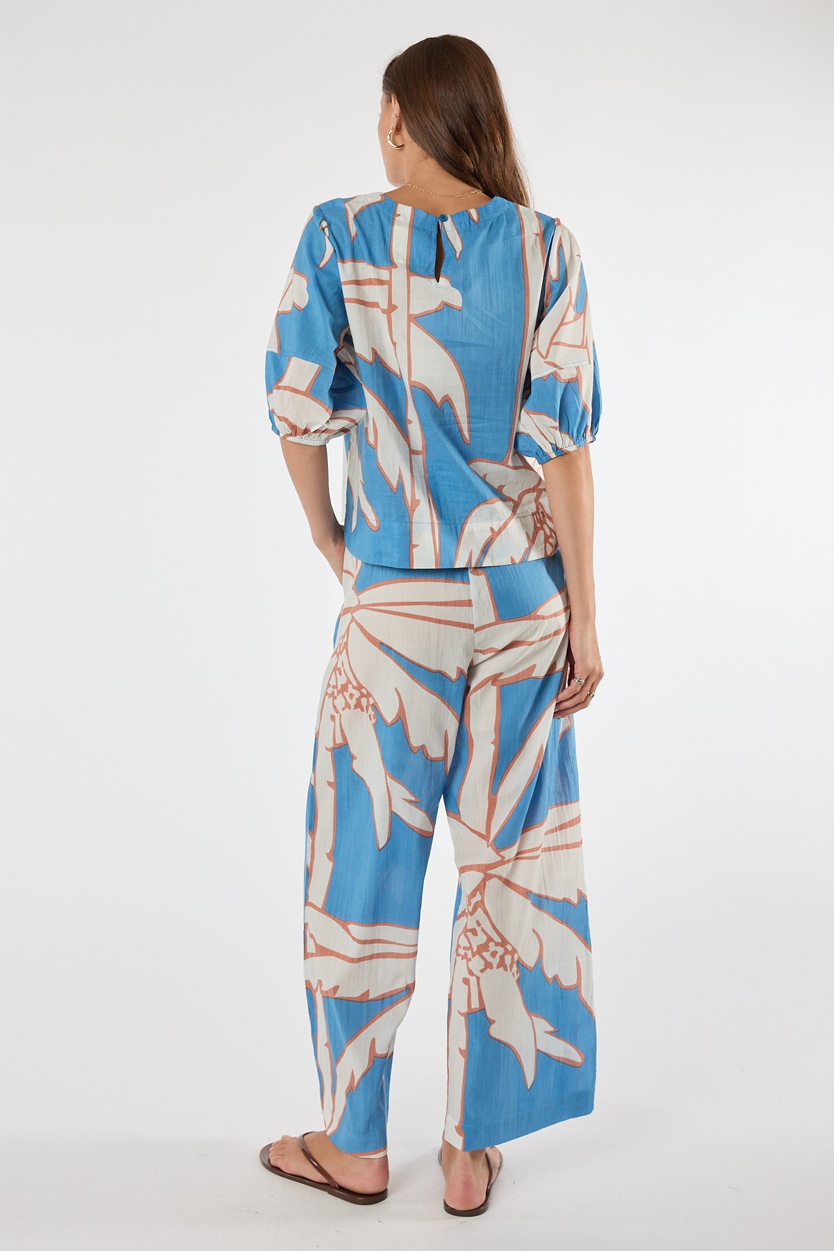 LULALIFE Colette Pant in Sky