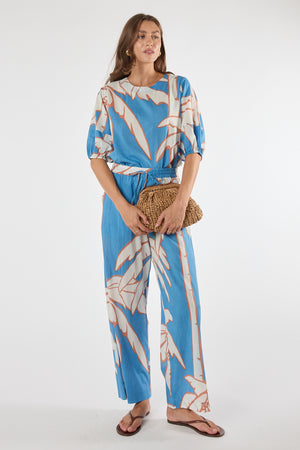 LULALIFE Colette Pant in Sky