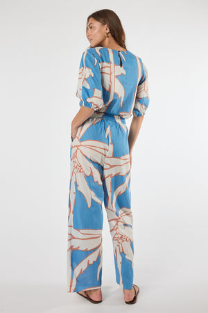 LULALIFE Colette Pant in Sky