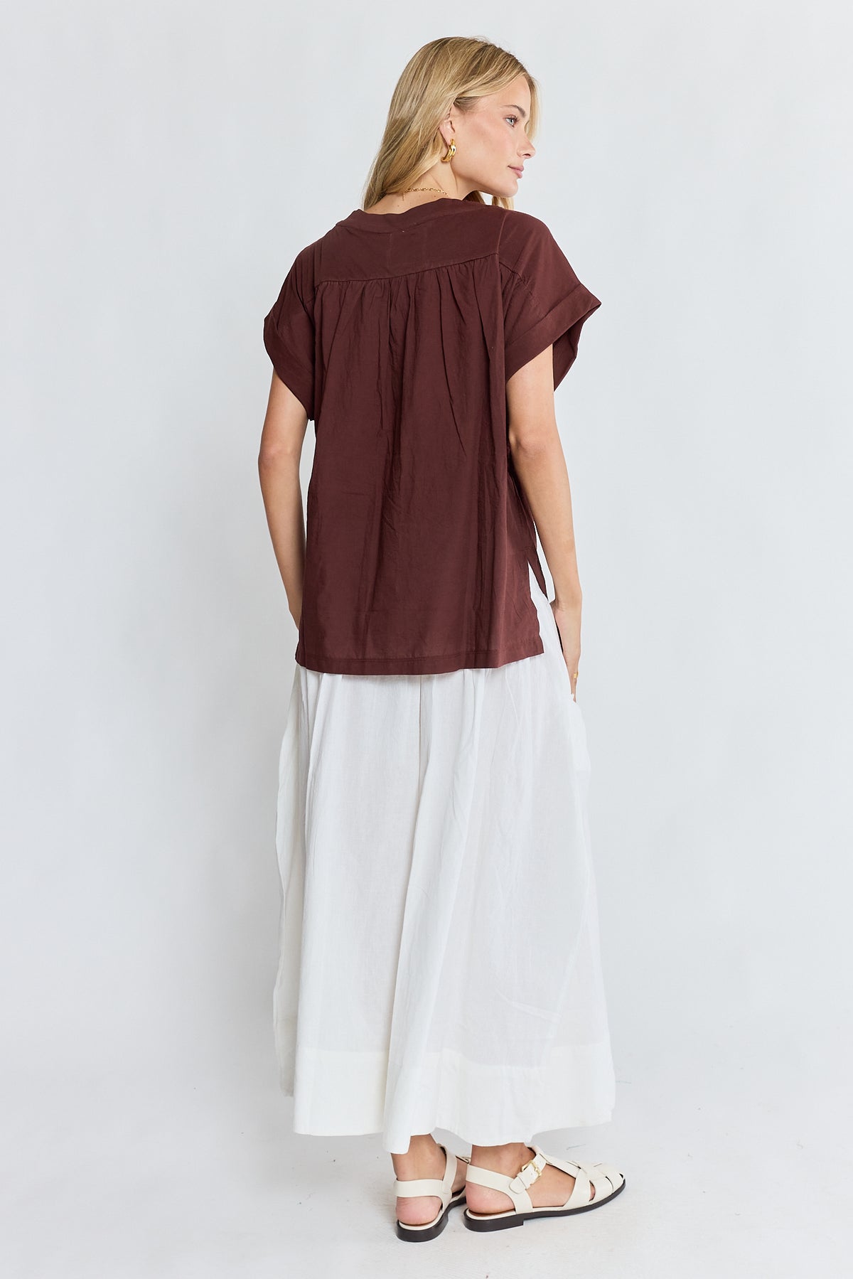 LULALIFE Holly T-Shirt in Espresso