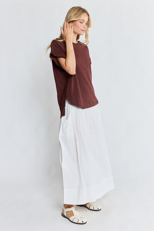 LULALIFE Holly T-Shirt in Espresso