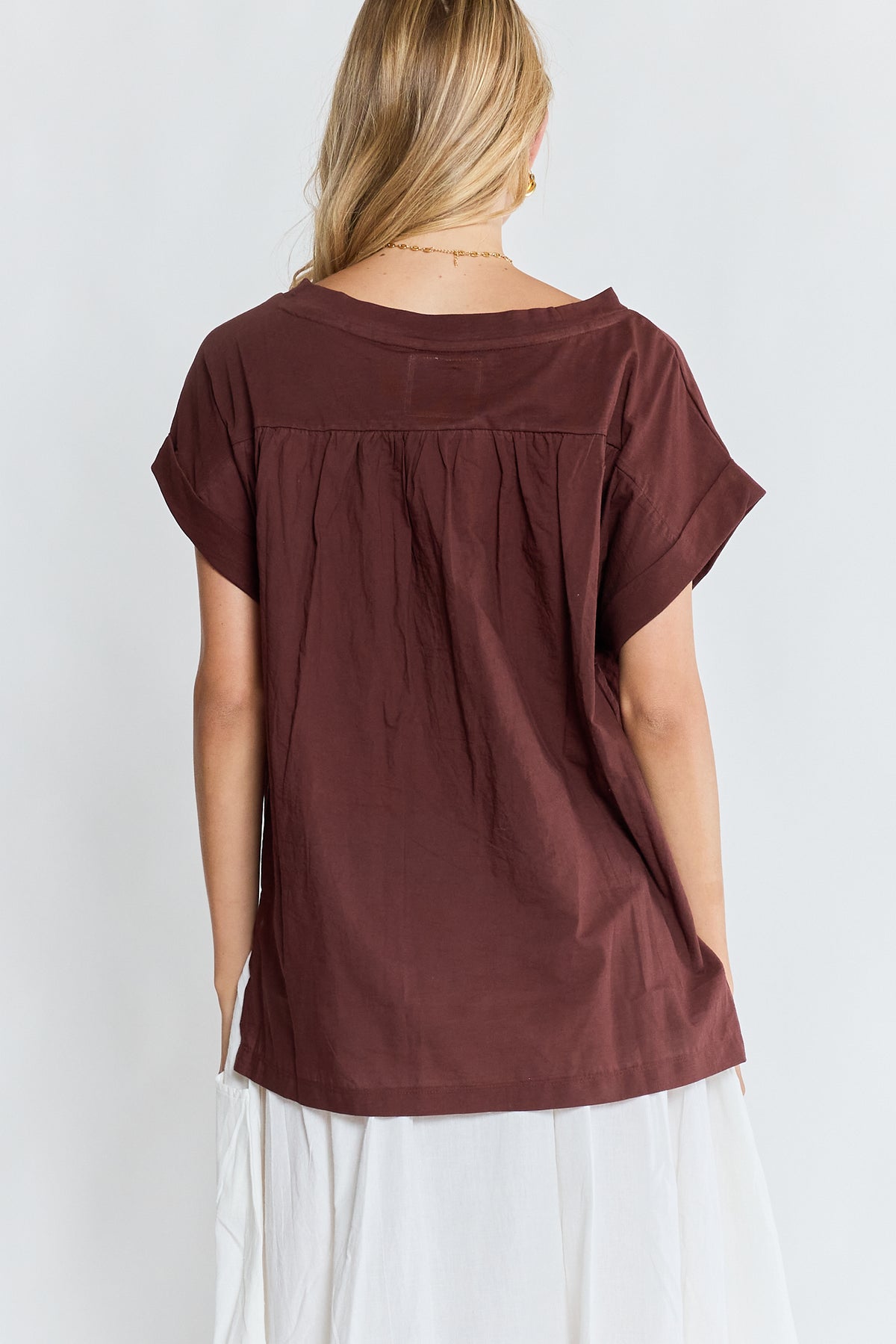 LULALIFE Holly T-Shirt in Espresso