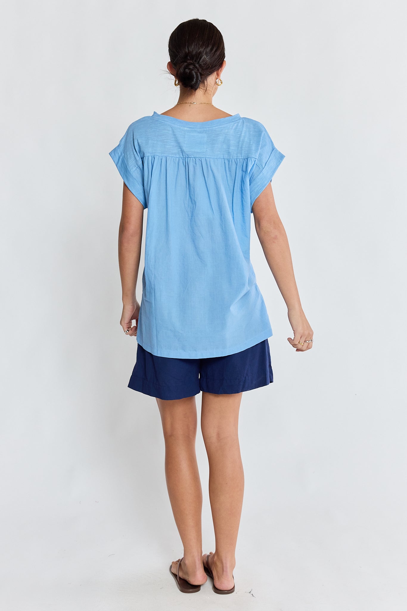 LULALIFE Holly T-Shirt in Sky