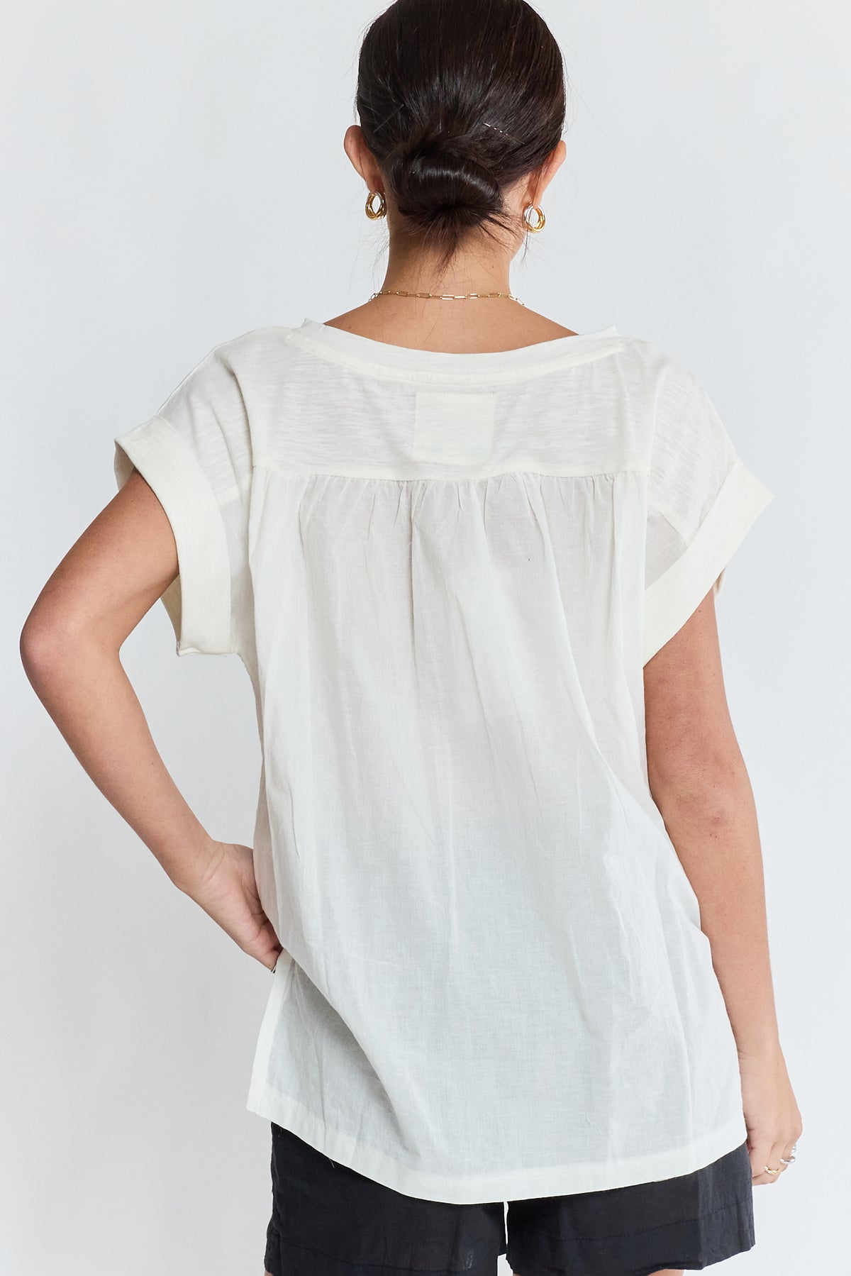 LULALIFE Holly T-Shirt in White