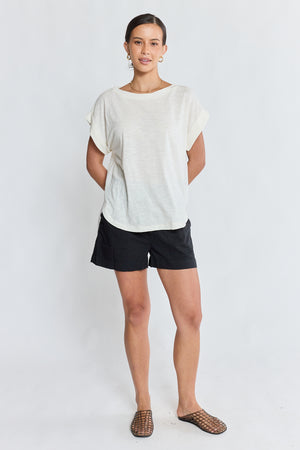LULALIFE Holly T-Shirt in White