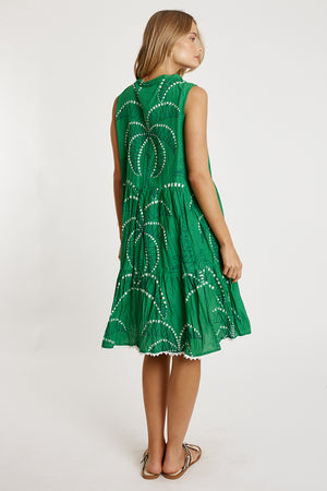 LULALIFE Idalia Sleeveless Dress in Sea