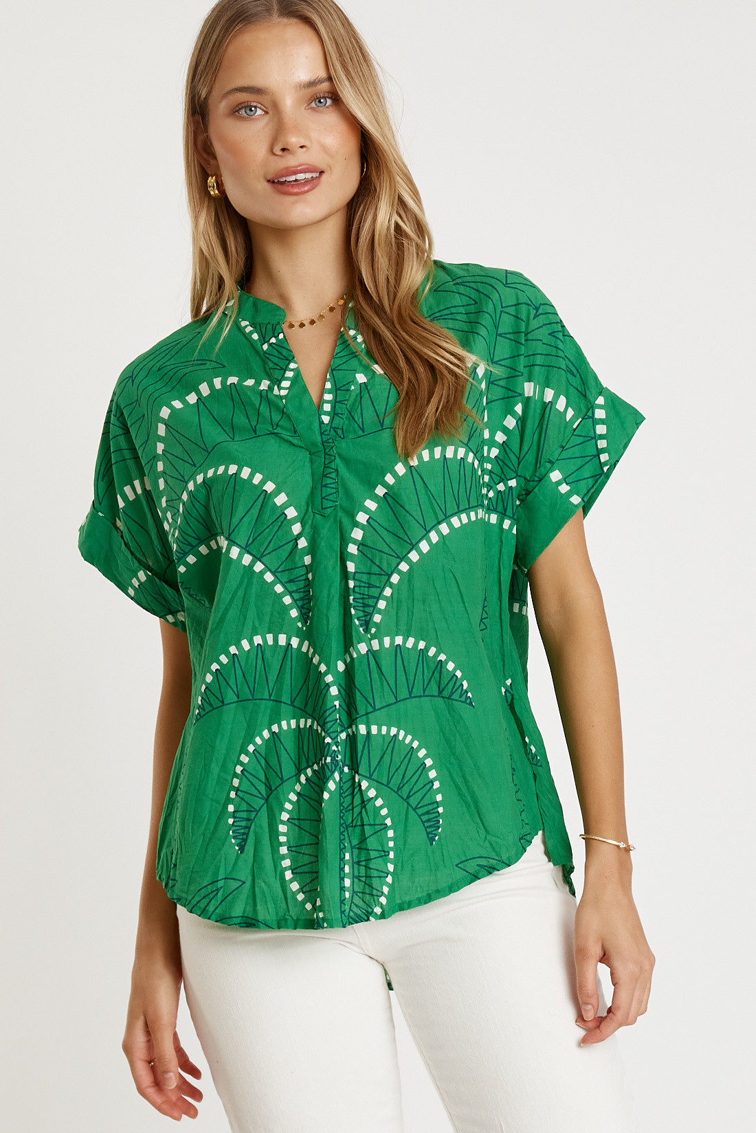 LULALIFE Idalia Top in Sea