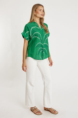 LULALIFE Idalia Top in Sea