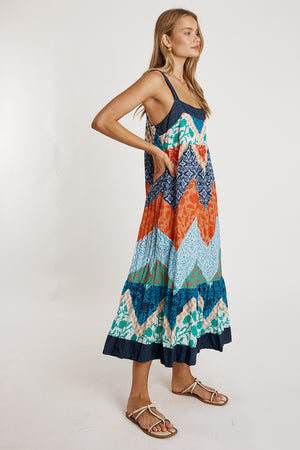 LULALIFE Romilly Sundress in Navy