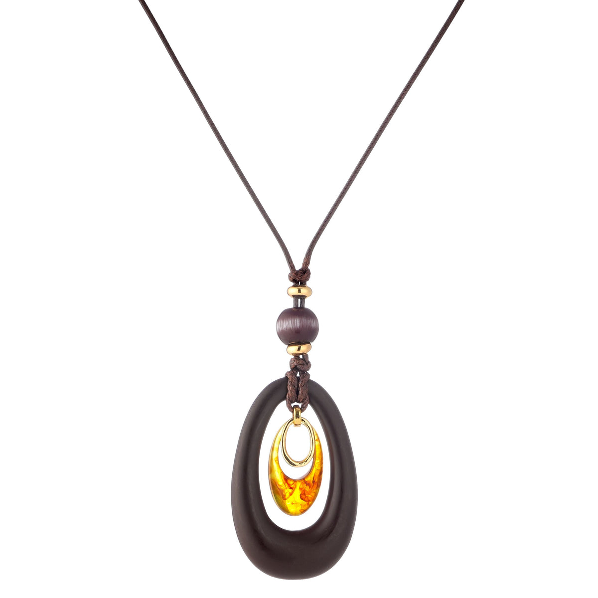 Enhance Accessories Mercury Necklace in Black