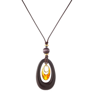 Enhance Accessories Mercury Necklace in Black