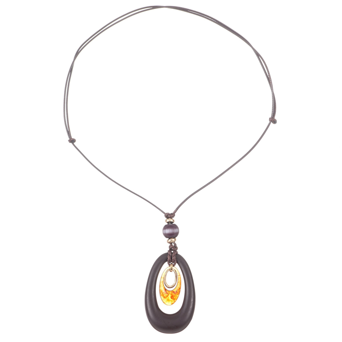 Enhance Accessories Mercury Necklace in Black