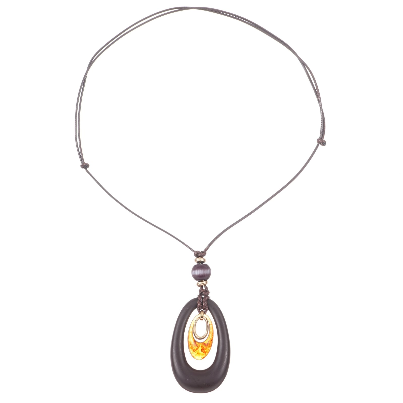 Enhance Accessories Mercury Necklace in Black