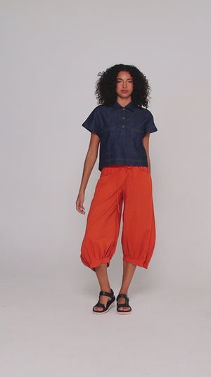 Boom Shankar Guru pants in Rust