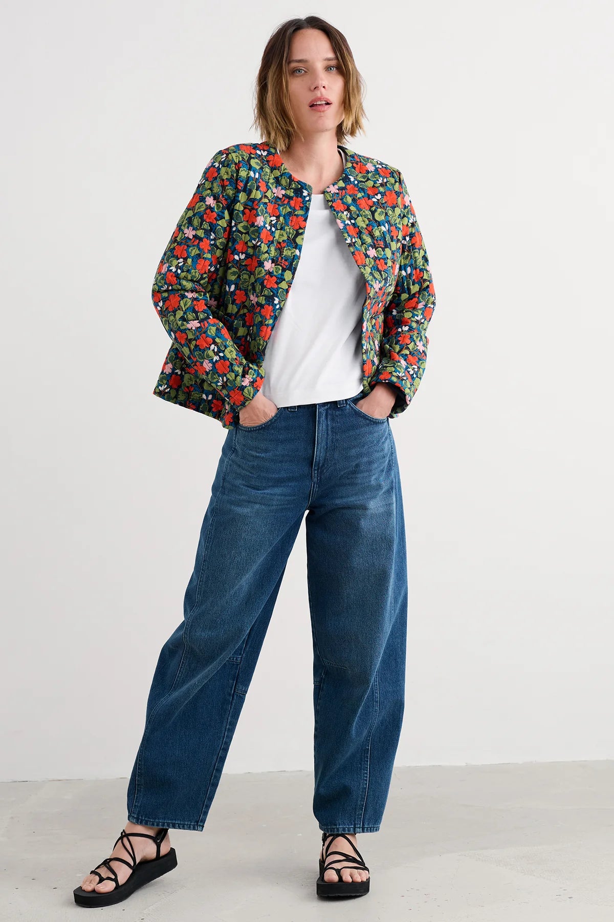 Seasalt Cornwall Samson Hill Jacket in Houseplant Maritime