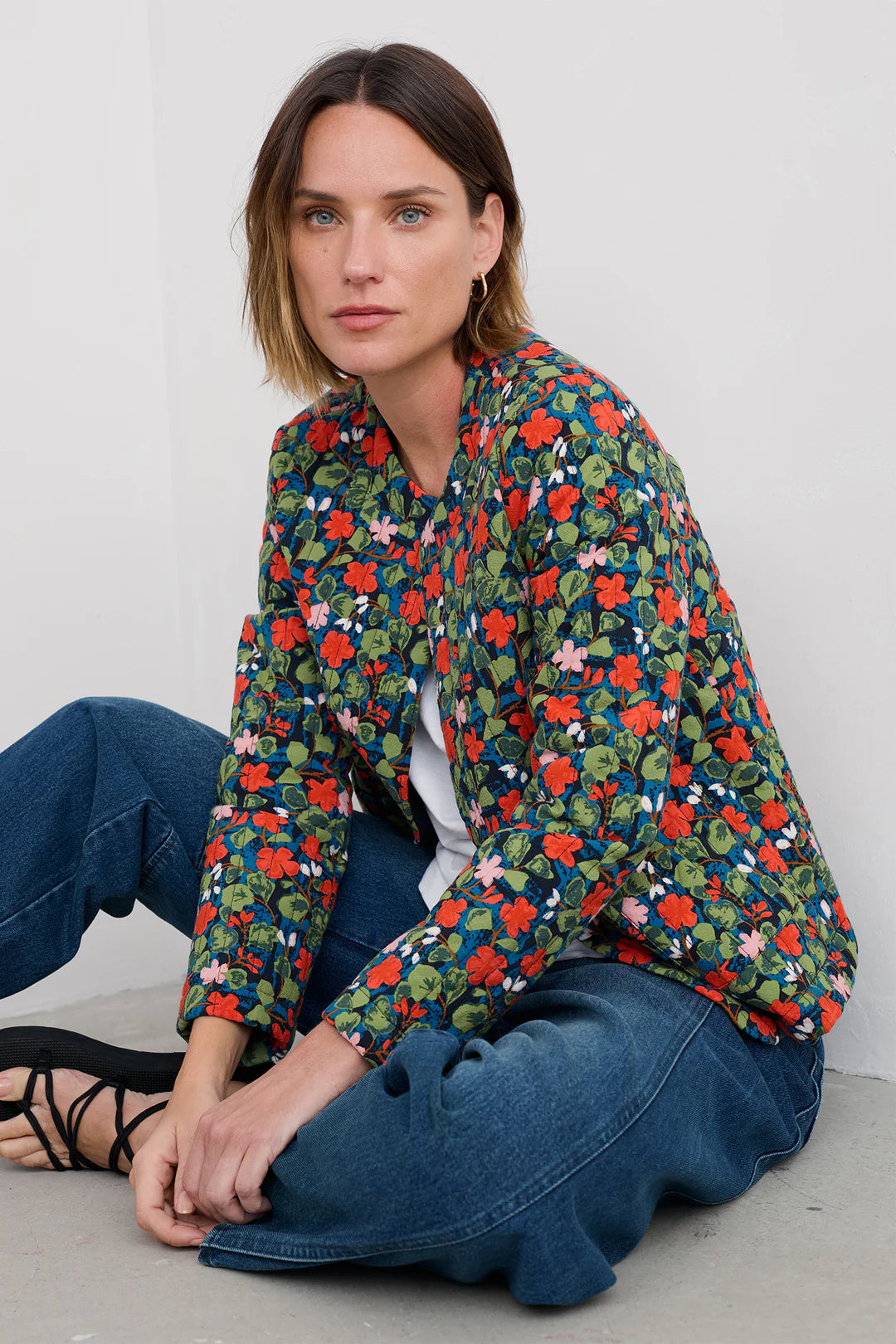 Seasalt Cornwall Samson Hill Jacket in Houseplant Maritime