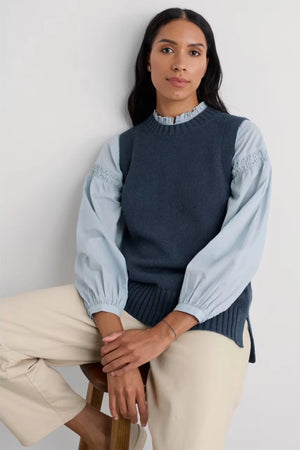 Seasalt Cornwall Redstart Vest in Maritime