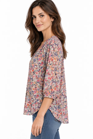 JJ Sisters Willow Swiss Cotton Top in Blush