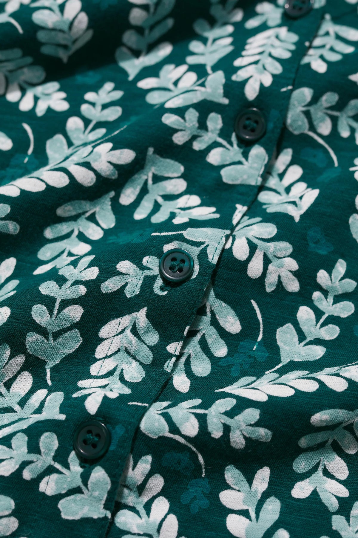 Seasalt Studio Glass Top in Indigo Leaf Dark Wreckage