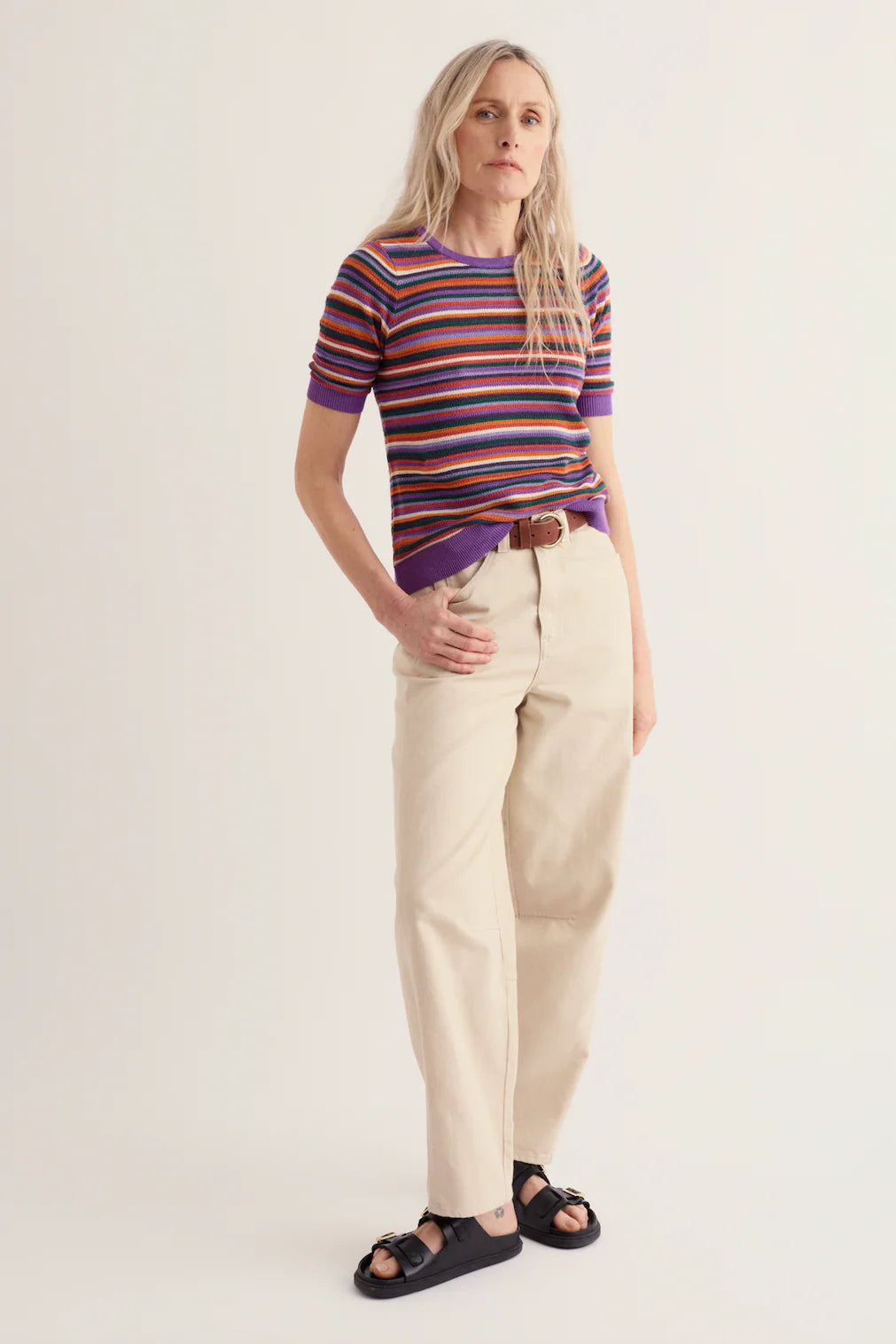Seasalt Cornwall Summer Lawn Top in Tinctoria Wild Orchid