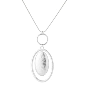 Enhance Accessories Zuri Necklace in Silver