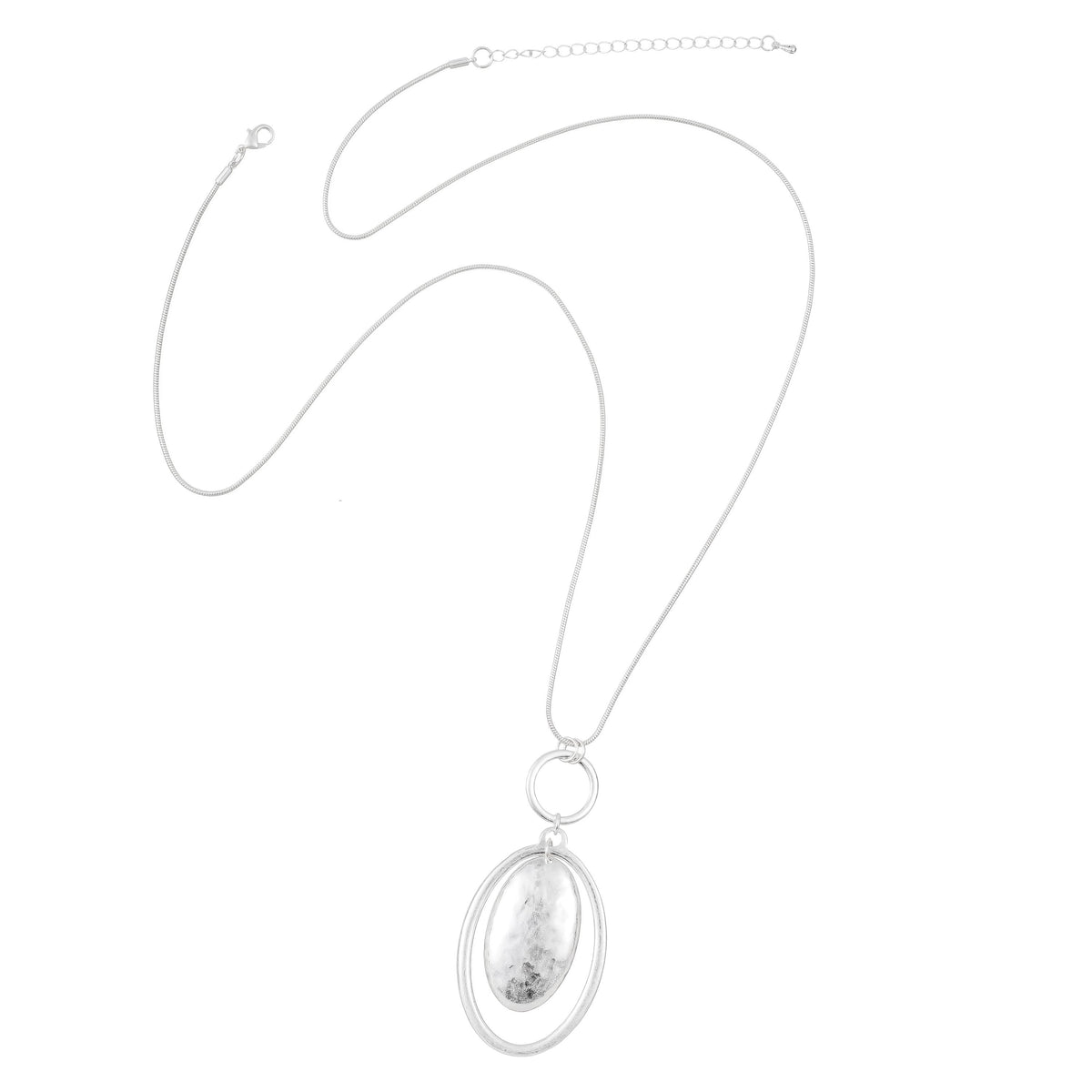 Enhance Accessories Zuri Necklace in Silver