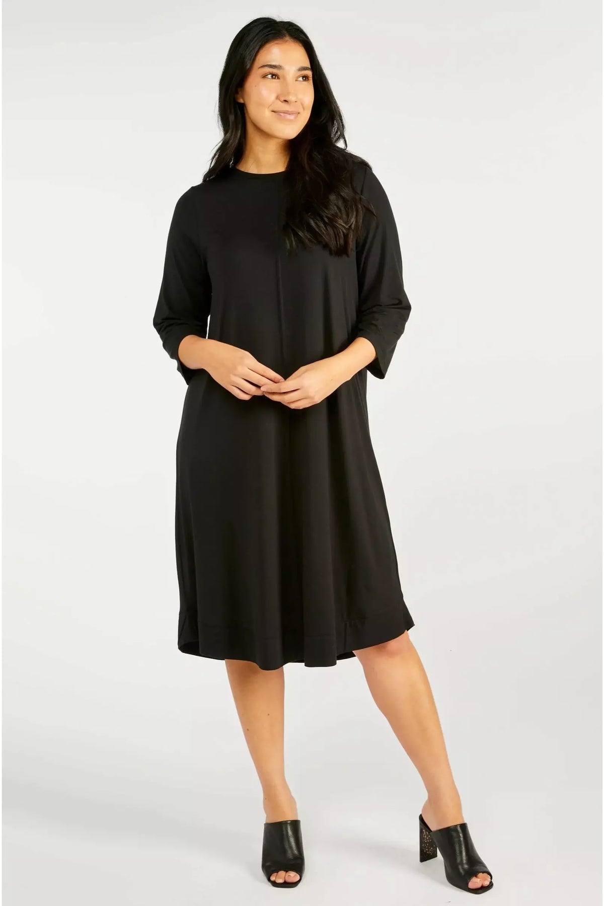 Tani Luna A-Line Dress in Black
